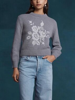 Lovaan The Eloise Jumper In Grey Size Small